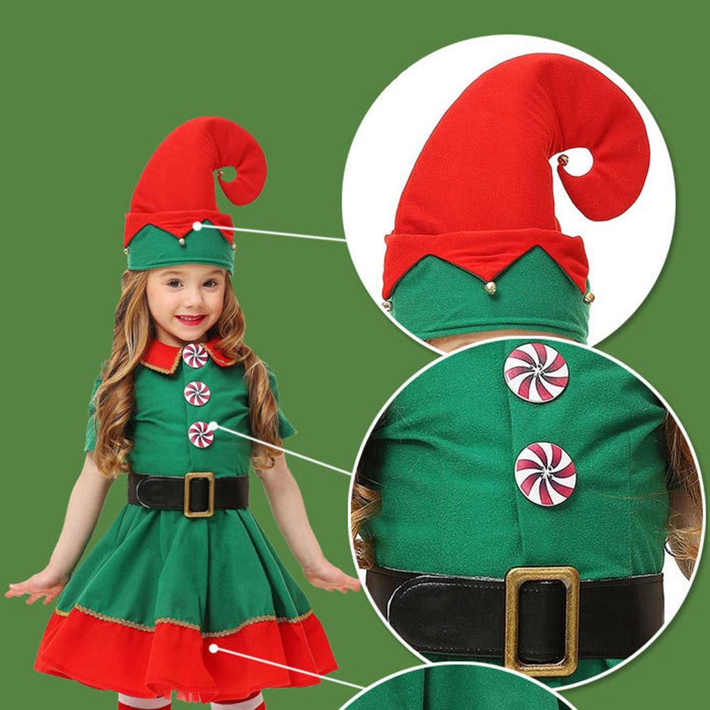 Christmas Boys And Girls Long Sleeves Performance Costumes Parent-child Performance Costumes