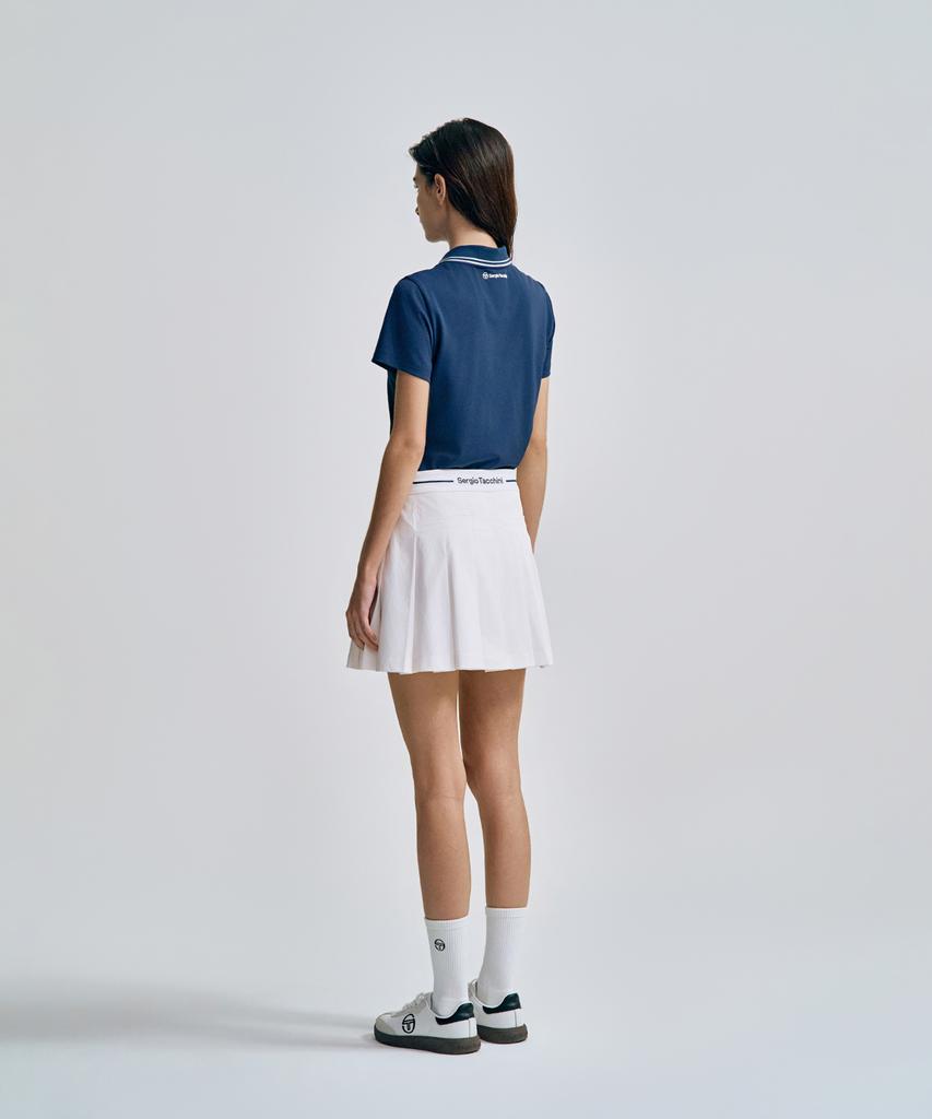 SERGIO TACCHINI W Классическая юбка с широкими складками (белый)