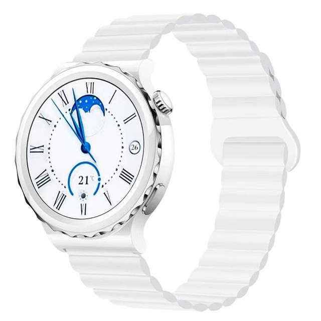 Ремешок с магнитной петлей для часов Samsung Galaxy Watch 6, 5, 4, 40 мм, 44 мм/4, 6, классический, 46, 43, 47 мм/5 Pro, 45 мм, силиконовый ремешок 20 мм, 22 мм, ремешок для часов