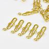 20 Pcs Musical Note Shaped Metal Paper Clip Bookmark Stationery CLE