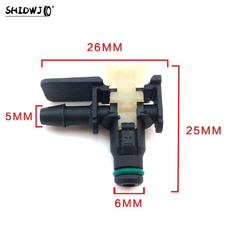 Car Diesel Common Rail Injector Nozzle Oil Return Joint T And L Type Tube Connector Diesel Injector Oil Return Joint