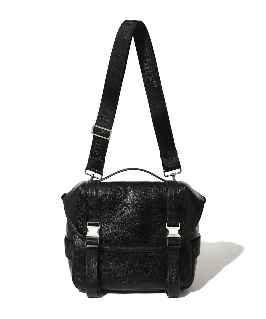 Off-White Camera Shoulder Bag S Leather (Black)