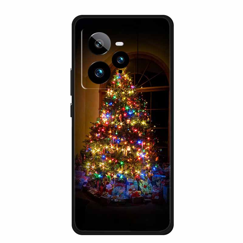 Рождественский чехол для Realme GT7 Pro Чехол GT 6T GT5 3 2 Neo6 SE Neo5 Мягкий ТПУ Силиконовый чехол для телефона для Realme GT6 GT6T Funda Neo 2 3