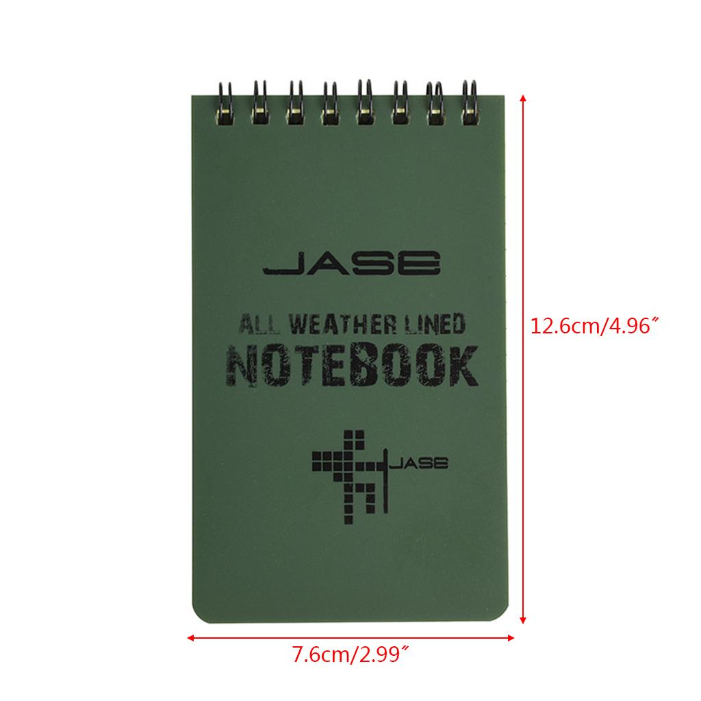 Tactical Notebook All Weather Waterproof Writing Paper Note Book Military Outdoo