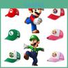 Кепка Super Mario Brothers в стиле хип-хоп и аниме с изогнутым козырьком и круглой тульей