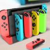 Зарядная станция для Nintendo Switch и OLED Joycon Joy Con Консоль Зарядное устройство для аккумулятора Контроллер Nintendoswitch База