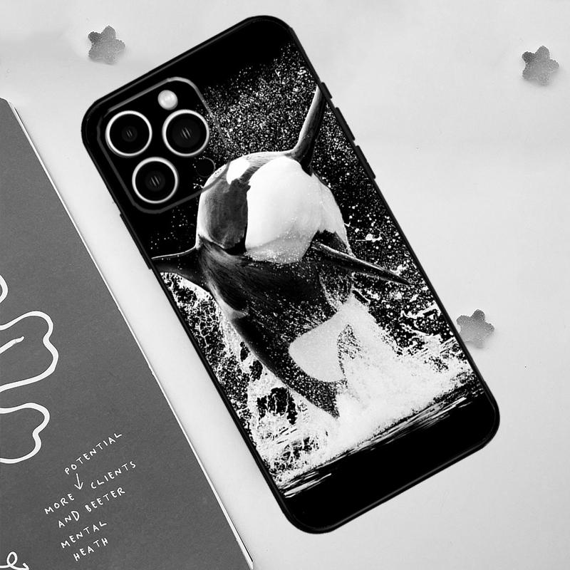 Чехол Косатка для iPhone 11 12 13 14 15 16 Pro Max 15 16 Plus 13 12 Mini X XS XR