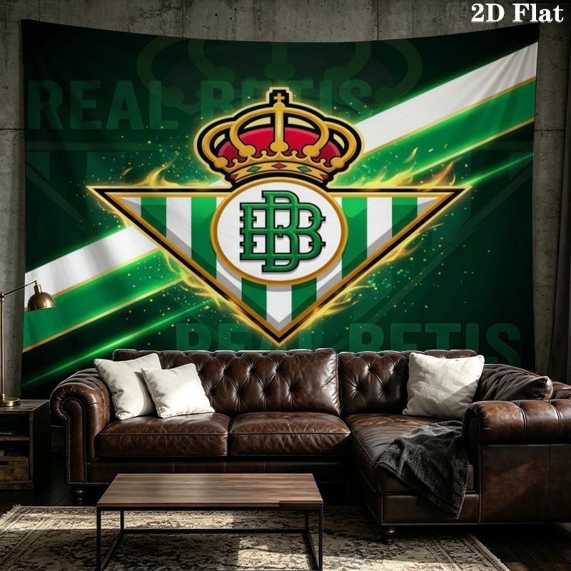 Real Betis Printed Tapestry – Wall Hanging for Bedrooms, Dorms, and Home Decor