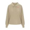 SELLY'S Lettering Round Collar Knit_I6A-Ckn002