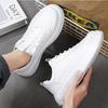 Fashion New Men's White Sneakers Outdoor Comfortable Runing Shoes for Men Thick Bottom Lace-up Flats Tennis Shoe Tenis Masculino