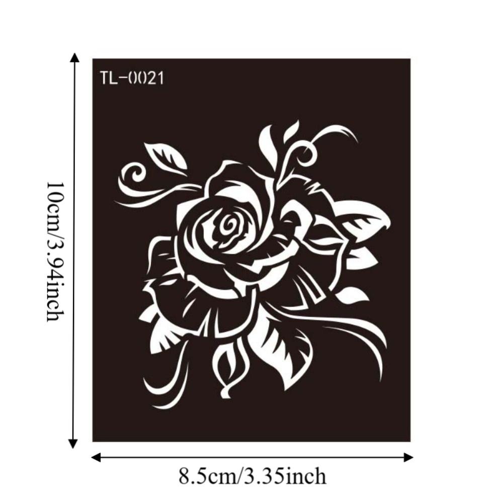 Mehndi Stickers Henna Tattoo Template Fake Tattoo Decals Body Art Sticker Men/Women
