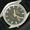 Б/У винтажные часы SEIKO 5 AUTOMATIC 7019A JAPAN MENS D/D BLACK WATCH 604-a314019-9 SKU604-a314019