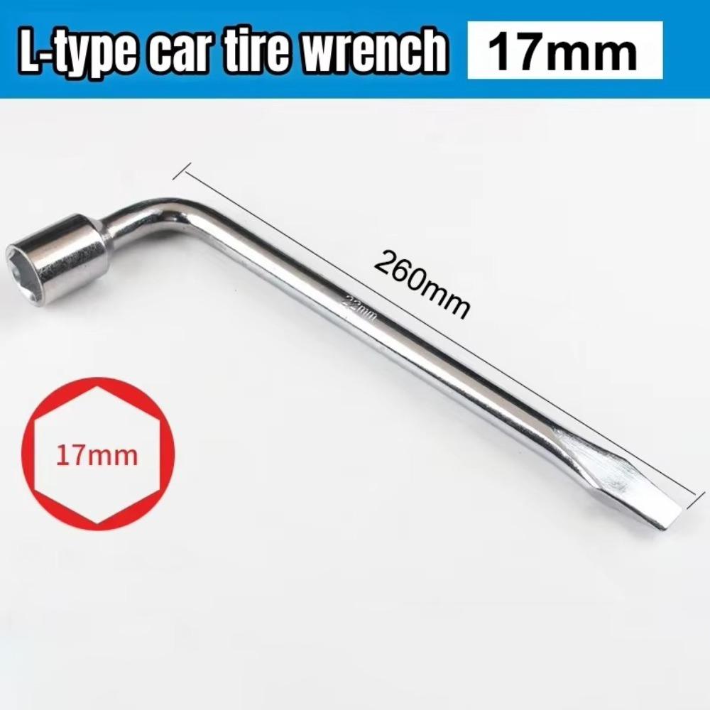 L Type L Type Tire Wrench 17/19/21mm Spare Tire Wrench Repair Tool Lug Wrench Car Repair