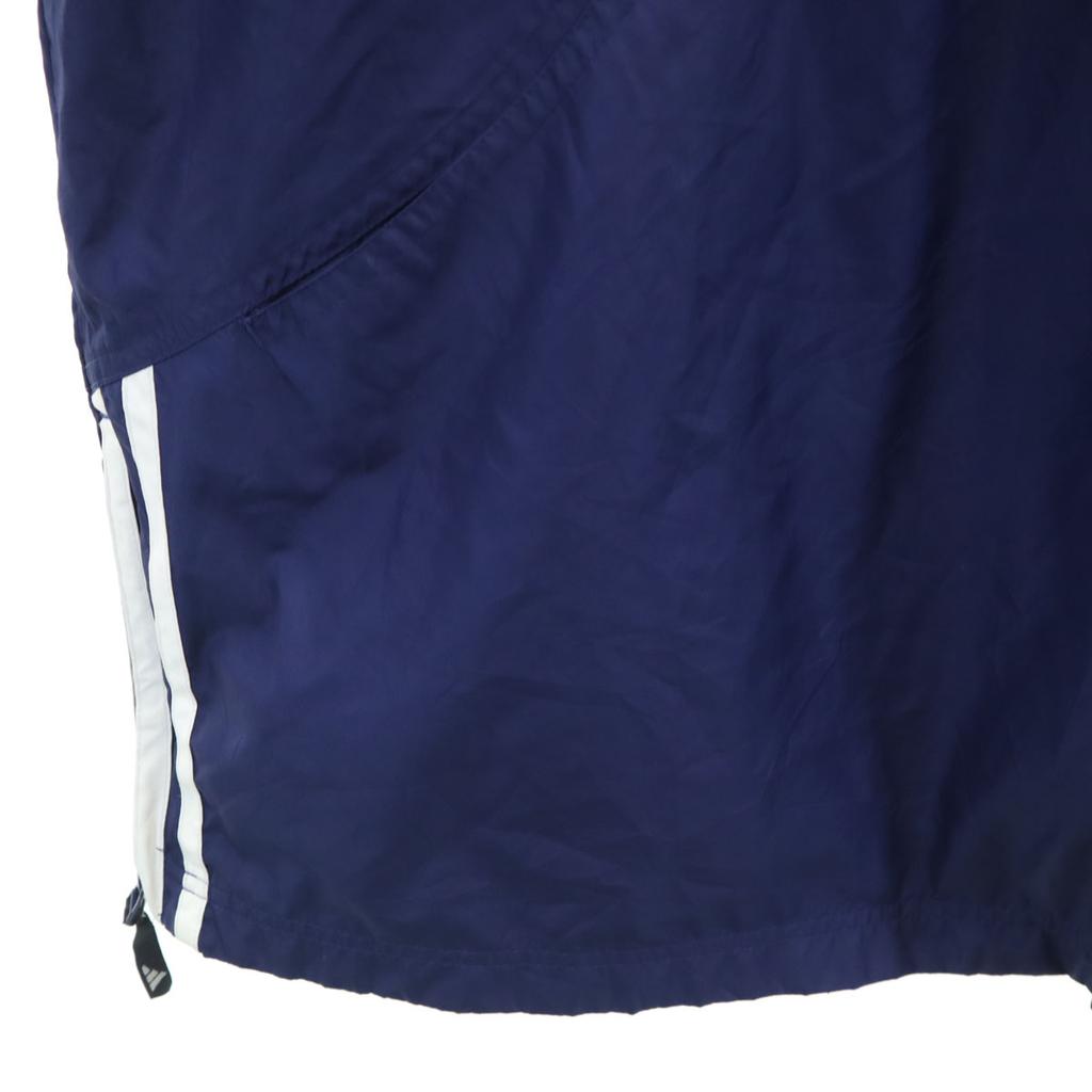 adidas 90s Old Anorak Parker M Navy Pullover with mesh lining Men's Used