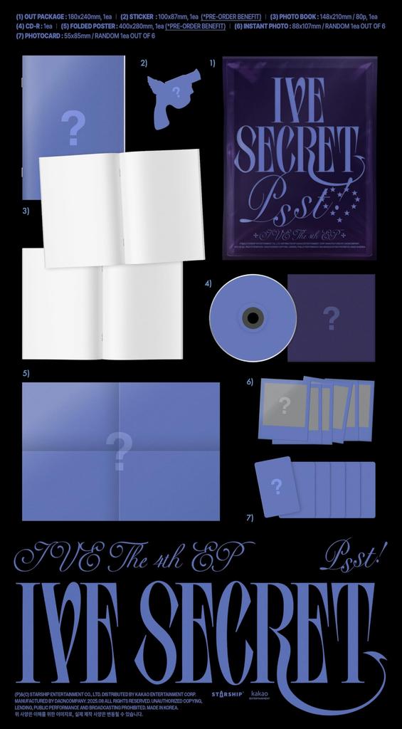 IVE [Official Import] [IVE SECRET] (Korean Edition)