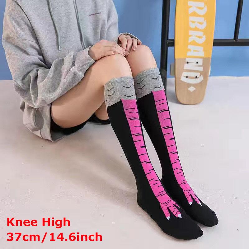Creative Chicken Paws Feet Socks Funny Cartoon Cotton Stocking Cute Over-the-knee Socks Multiple Colors Stockings New Arrivals