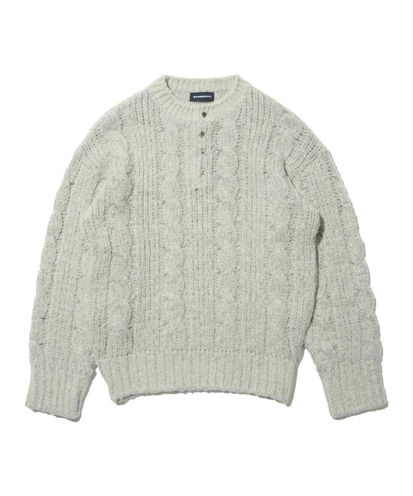 OTHERFITS Альпака Хенли Вязаный (Серый)