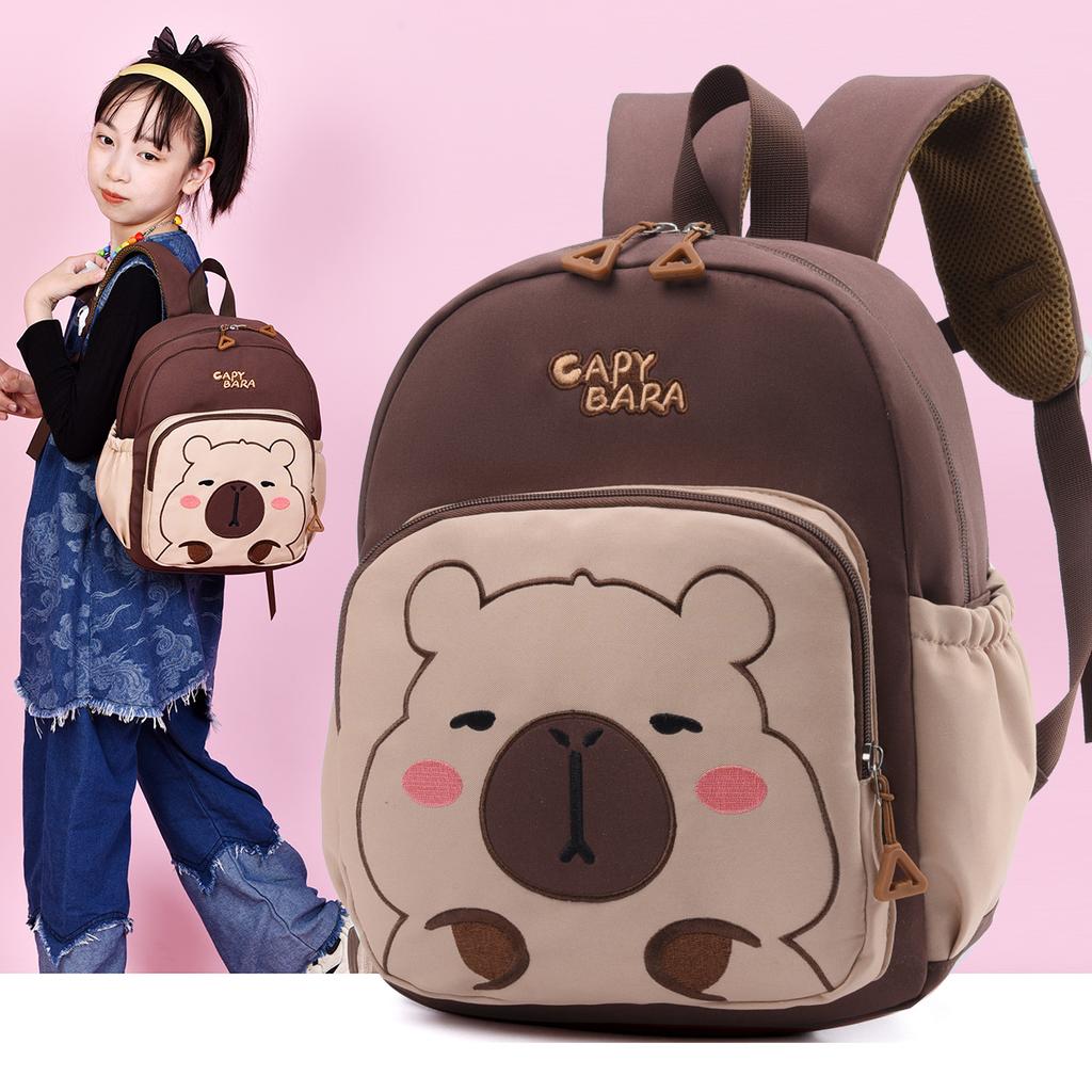 Школьный рюкзак Капибара детский новый дошкольный повседневный милый рюкзак тренд