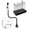 12/1PC Magnetic Crocodile Clip Flexible Crocodile Clip Set Model Coloring Clip Painting Display Stand Base Bracket