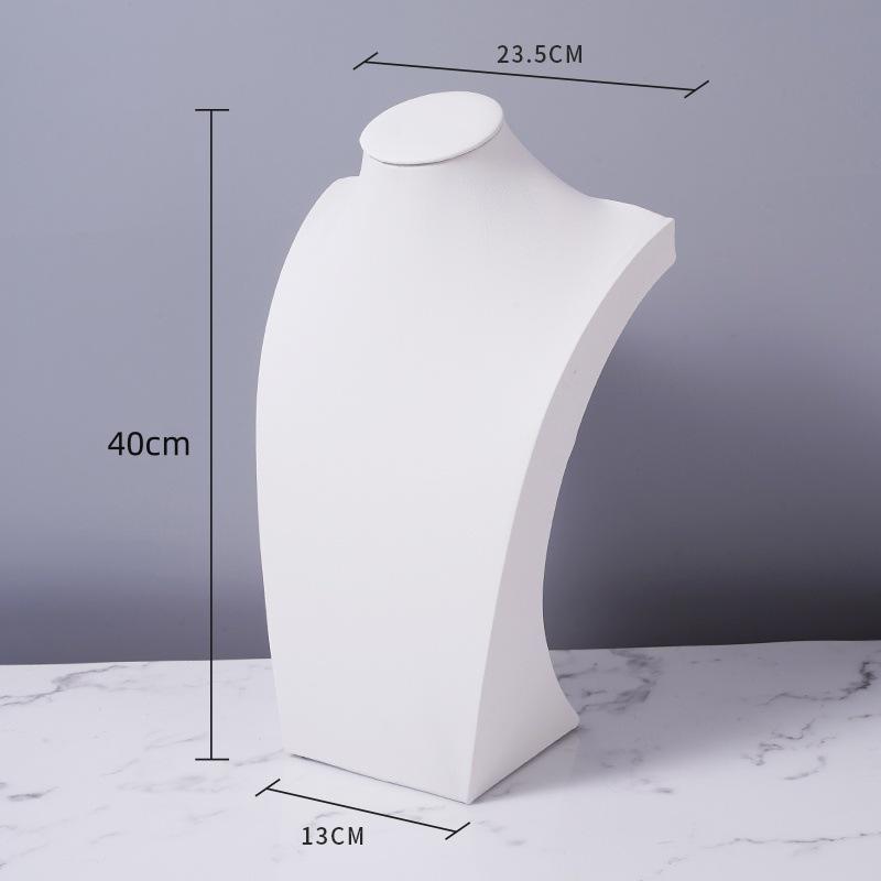 Flannel Necklace Display Stand - Portrait Jewelry Holder