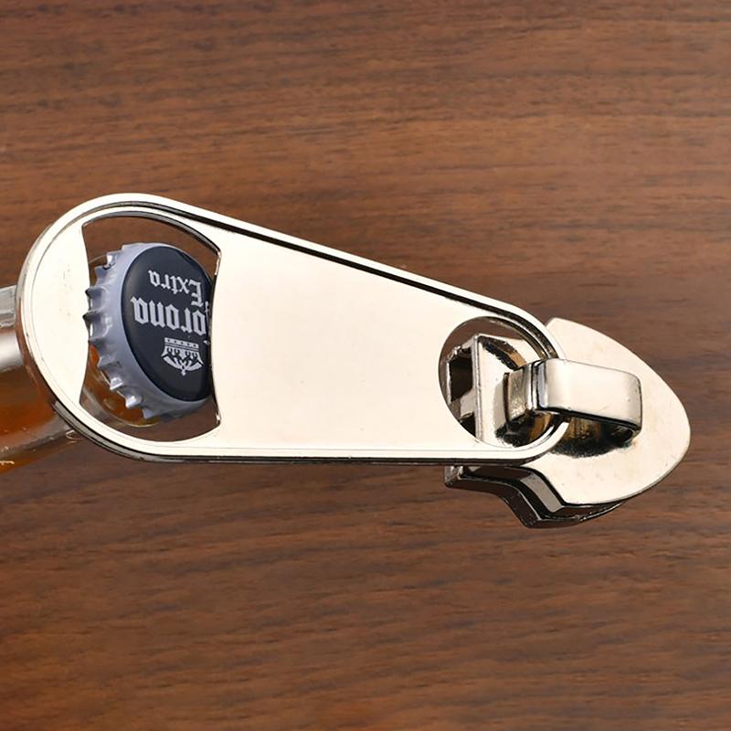 Многофункциональная новинка, открывалка для бутылок, открывалка для пива в форме молнии, креативные инструменты для бара, магнит, кухонный гаджет, украшение, наклейка на холодильник