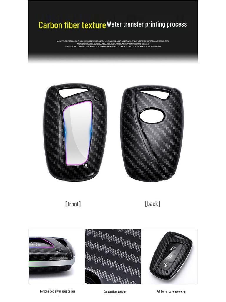 Совместимый чехол для ключа для Hyundai Santa Fe IX45 Ge Yue Ge Rui