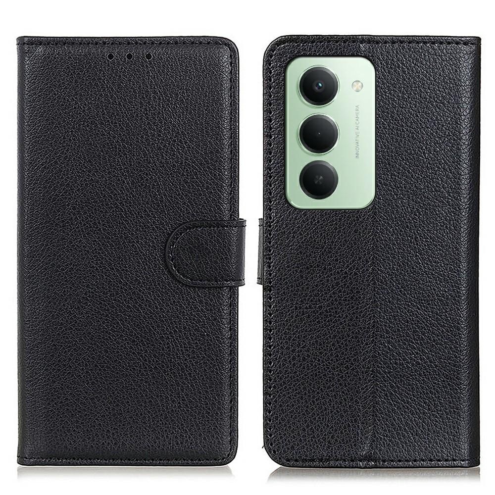 Для Xiaomi Redmi 15 5G (Глобальный) (169 мм) Чехол-кошелек из искусственной кожи, чехол для телефона с текстурой личи