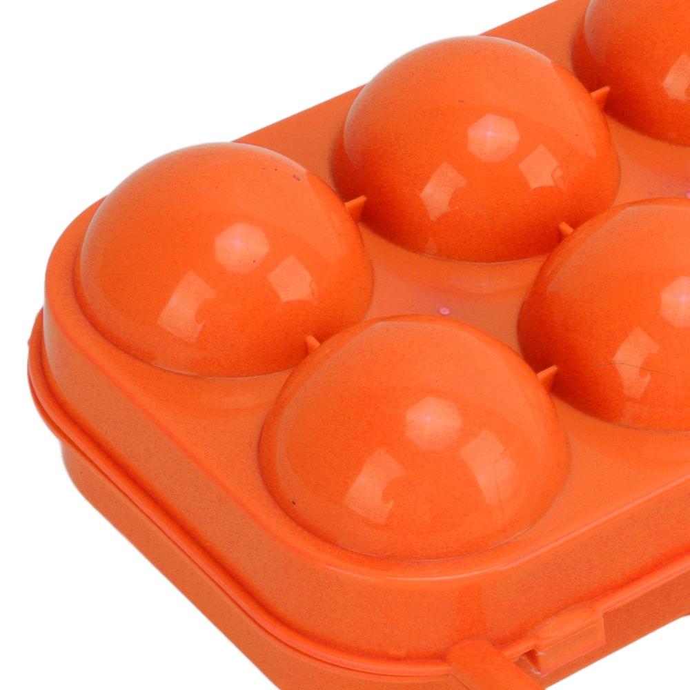 3 Pcs Sturdy Shockproof Egg Storage Carrier ABS Egg Container Egg Organizer Box Outdoor Camping