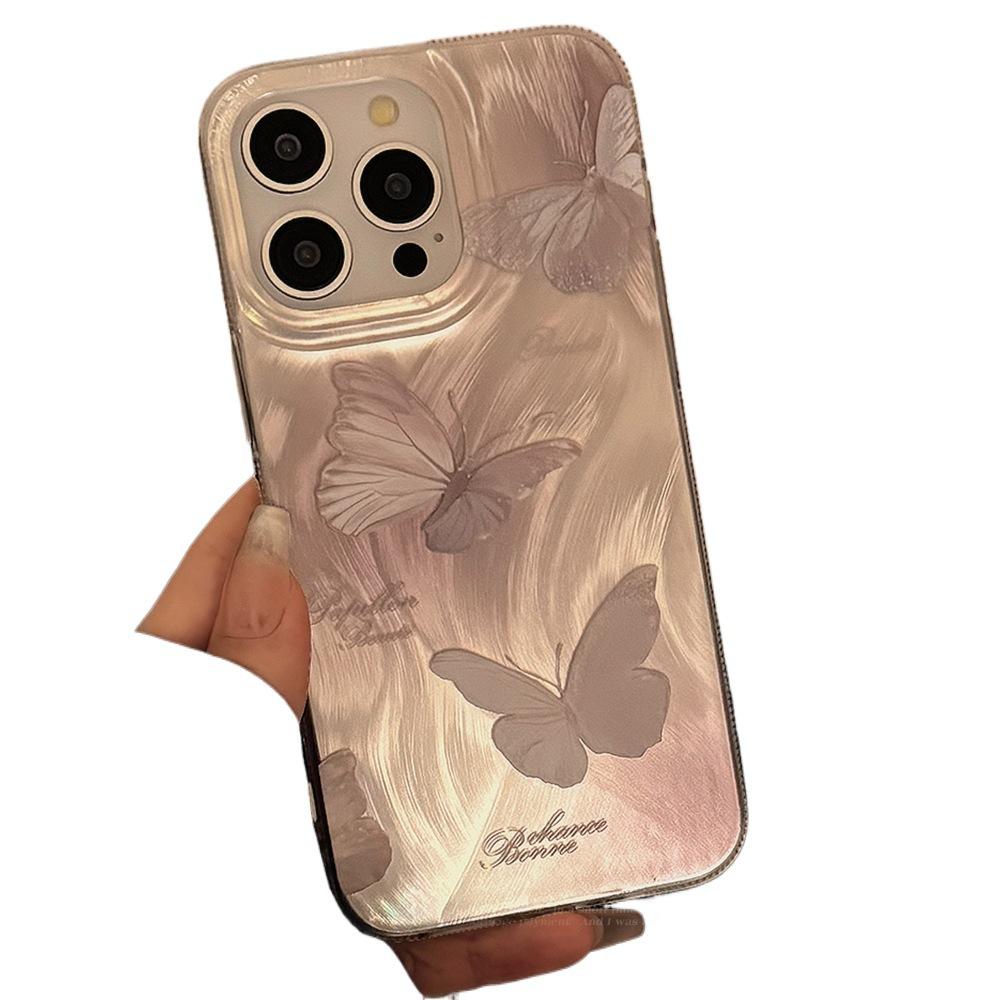 Ins Pink Feathered Bowc Suitable for IPhone 16 Phone CasecIPhone 15 Pro Max 12 Protective Casec 14 Women