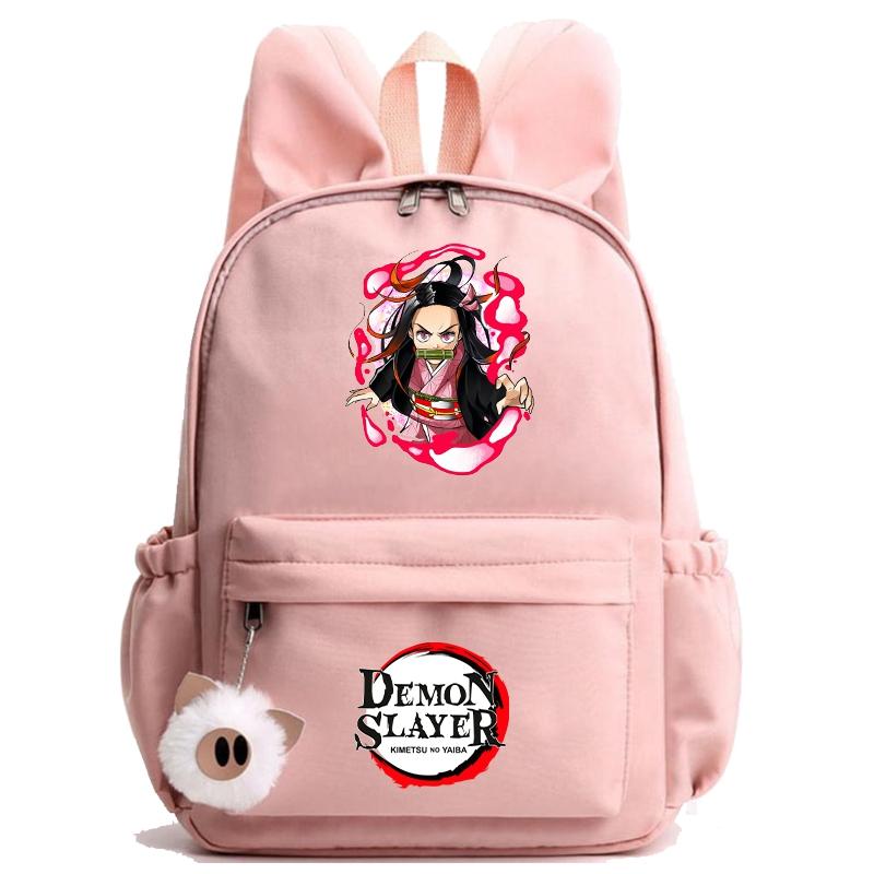 Рюкзак «Убийца демонов» в стиле аниме, рюкзак для девочек и мальчиков, школьный рюкзак для школы, сумка для книг для мужчин и женщин, дорожная сумка для отдыха Mochila