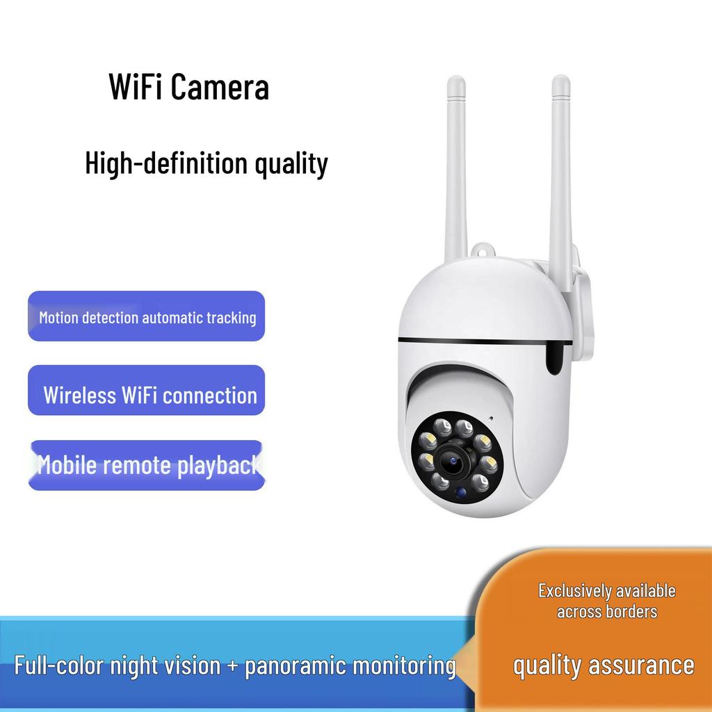 TOWELL HD Night Vision 2MP Smart Camera with Wireless Remote, Indoor/Outdoor Monitoring, Bracket Mount