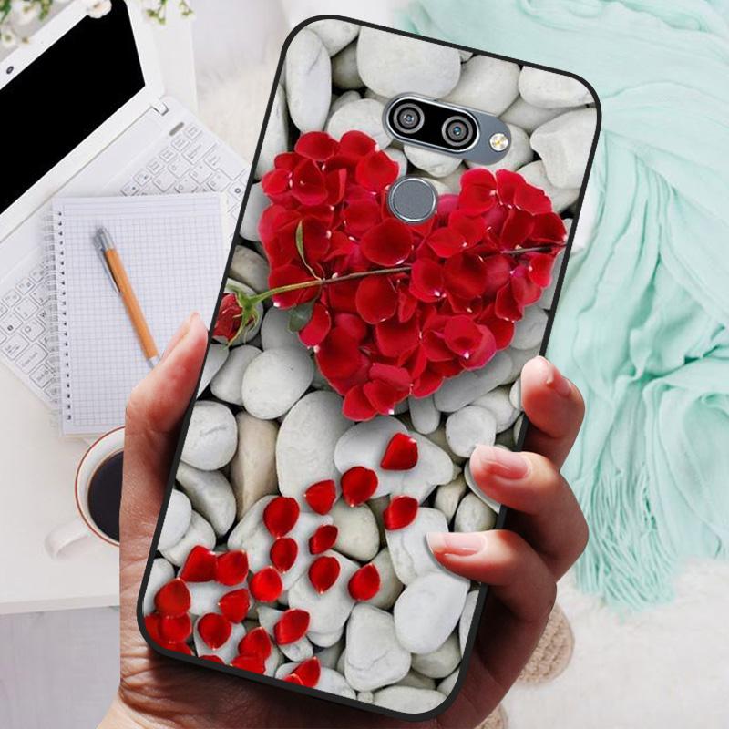 for LG K50 Q60 Case K 50 Soft TPU Silicone Phone Covers for LG Q60 LGK50 K 50 LGQ60 Case Bumper Q 60 Shockproof Coque Cover