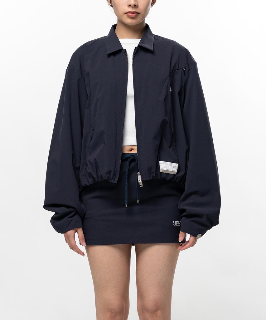 SOUND OF SUNRISE Solotex Balloon Jacket Navy