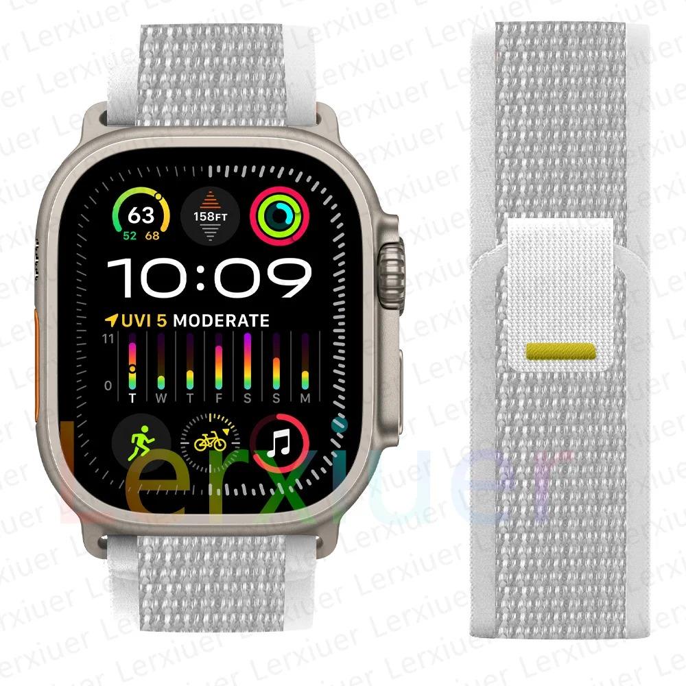 Ремешки для Apple Watch ultra2 ремешок 49мм 46мм 42мм 44мм 40мм 45мм 41мм Trail loop браслет correa iwatch series se 3 7 8 9 10 11