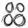 4pcs Door Weatherstrip Moulding Seal 72350 SNE A01 Rubber Car Door Seal Strip for CIVIC Sedan 2006