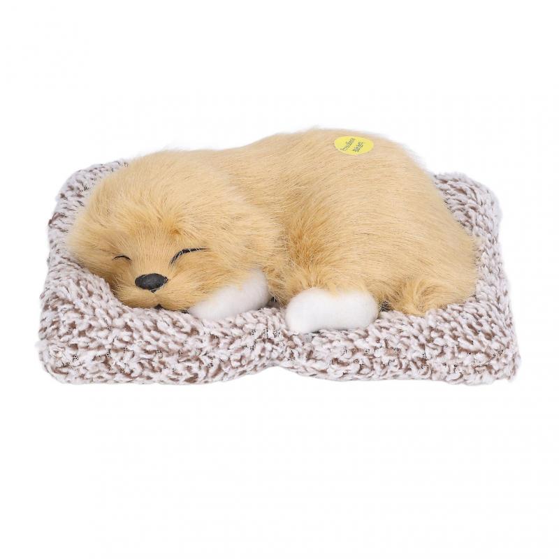 Realistic Sleeping Dog Realistic Sleeping Puppy Children Toys Decorations Gifts for Boys GirlsLabrador
