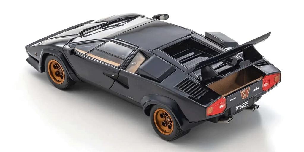 Kyosyo Original Lamborghini Countach Walter Wolf темно-синий готовый продукт 1/18