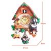Decorative Hanging Cuckoo Bird Clock Quartz Movement Hourly Chirping Wall Clock