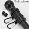 American Flag Poles 1.8M Telescopic Flag Pole with 360 Rotating Rings Adjustable Length Flag Pole Holder for Porch Boat Truck