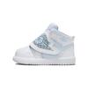 Air Sky Jordan 1 TD Blue Tint Baby Sneakers White Ice-Blue BQ7196-411