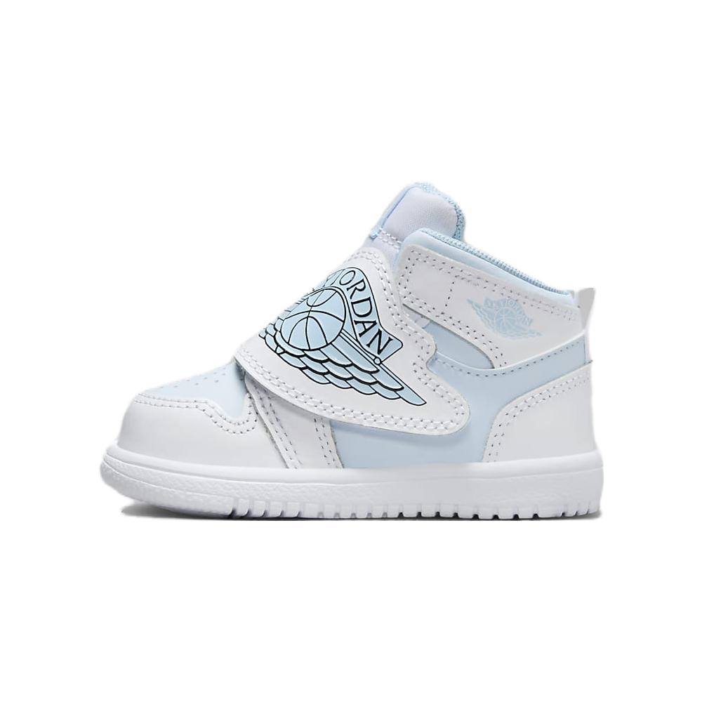 Air Jordan Sky Jordan 1 TD Blue Tint Baby Sneakers White Ice-Blue BQ7196-411