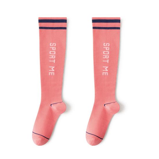 Compression Stockings Long Tube Anti-Fatigue Super Soft Anti-friction Good Stretch Socks for Running