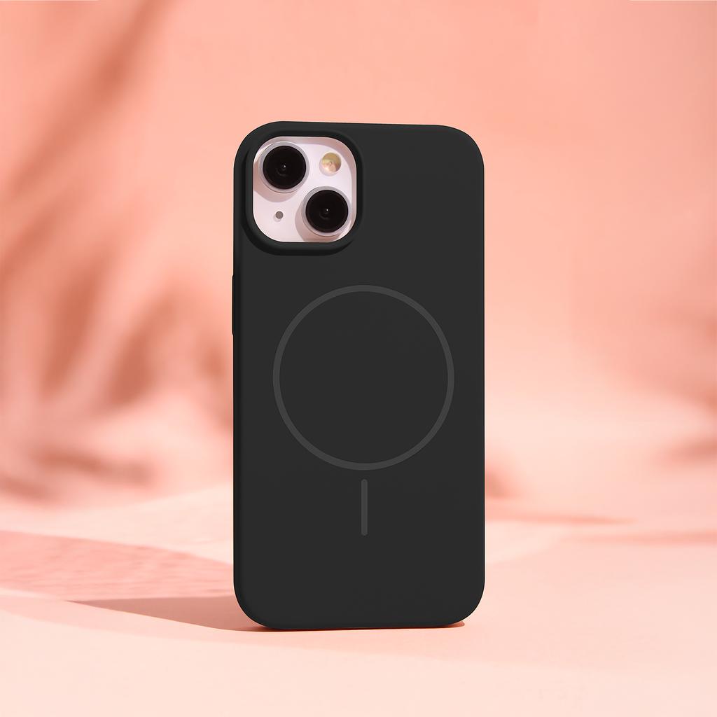 Nakładka Silicone Thin Mag Do Iphone 14 Pro 6,1" Czarna