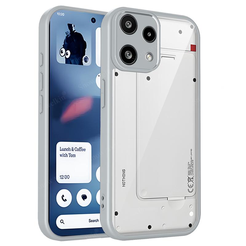 Прозрачный силиконовый чехол для Nothing Phone 3A Lite NothingPhone 3A Lite 3ALite Pro PC Задняя панель TPU Бампер Противоударный чехол для телефона