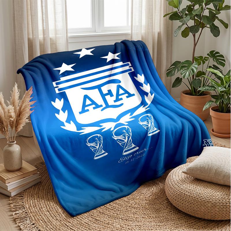 Argentina Theme blanket Soft Flannel Blanket Plush Throw Blanket Cozy Sofa Bed Blanket for Home Decor