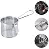 Steel Wire Hot Pot Slip Through The Net Aor Fryer Mesh Pasta Basket Stainless Fine Hanging Colanders