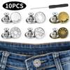 10PCS Removable Jeans Screw Button