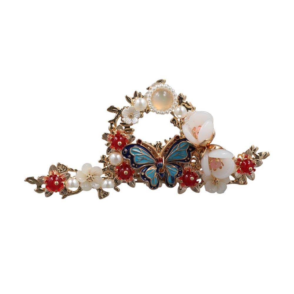 Набор шпилек для волос в китайском стиле с жемчугом и кисточками, классические аксессуары для волос для девочек в стиле ханьфу