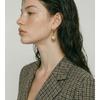 Yhpup Ocean Series Stainless Steel Natural Pearl Metal Shell Drop Hoop Earrings High Quality Charm Daily Jewelry Accessories