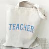 Life Graphics Женская холщовая сумка через плечо с леопардовым принтом и буквами Сумка для покупок Учитель Лучший подарок Женские многоразовые сумки